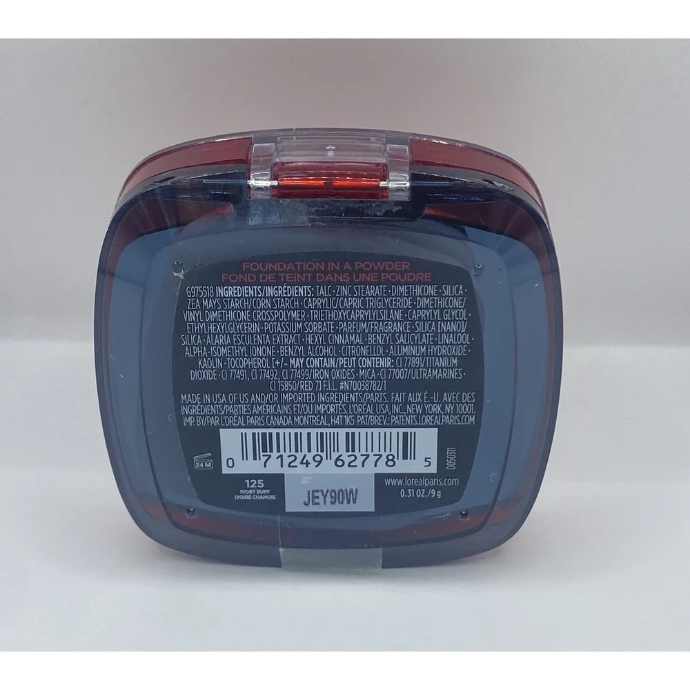 L'Oreal Paris Infallible Up to 24H Fresh Wear Foundation Powder 125 Ivory Buff